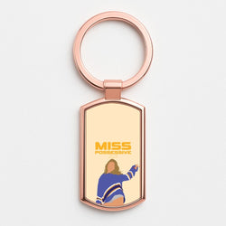 Miss Possessive 25 Rose Gold Keyring