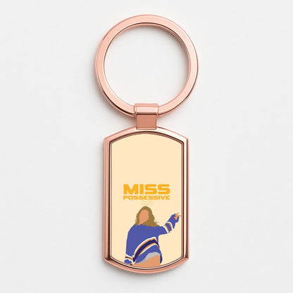 Miss Possessive 25 Rose Gold Keyring