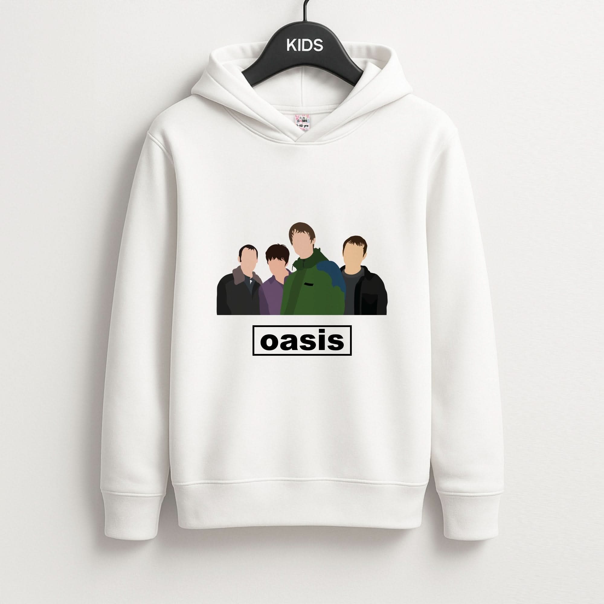 Rock Band Members Kids Hoodie