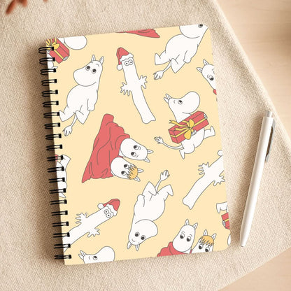 Christmas Mooms Pattern Notepad