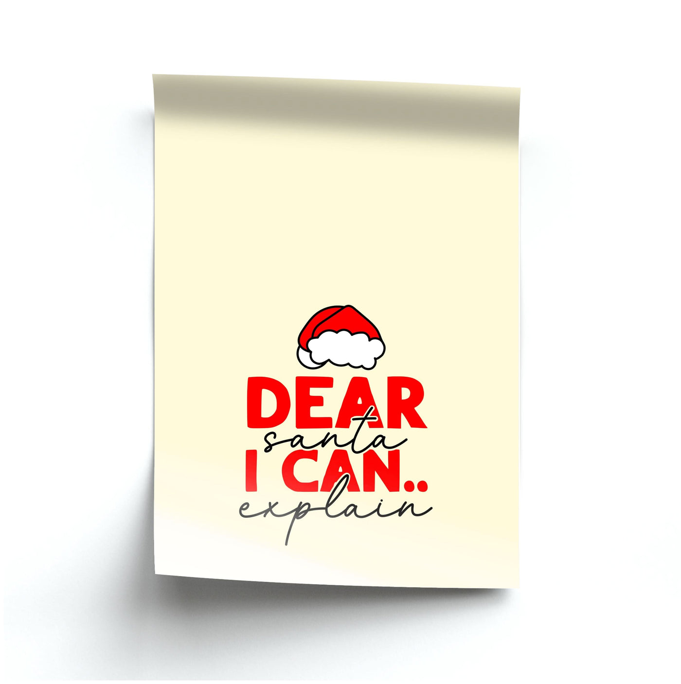 I Can Explain Santa Poster