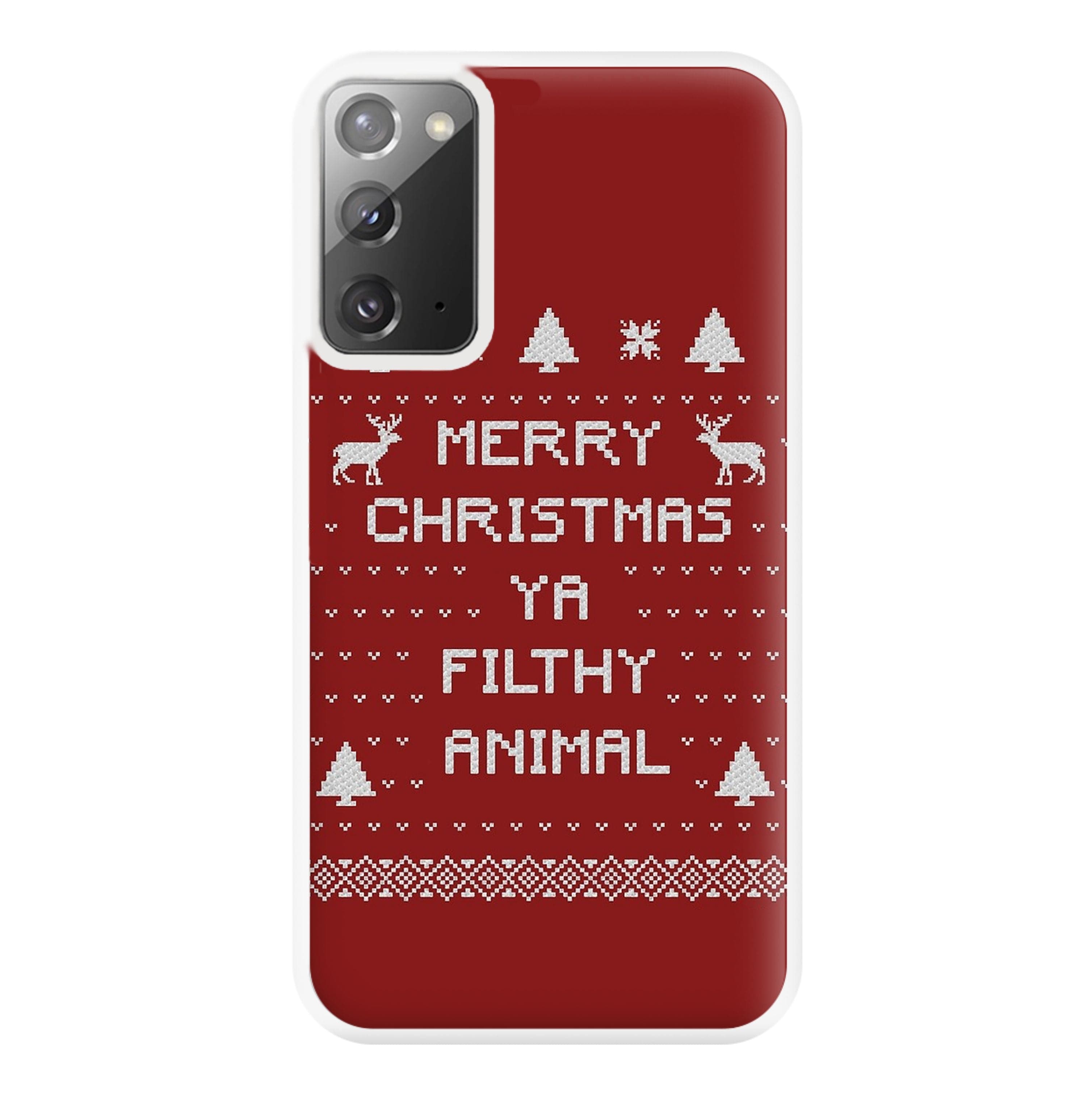 Merry Christmas Ya Filthy Animal Phone Case