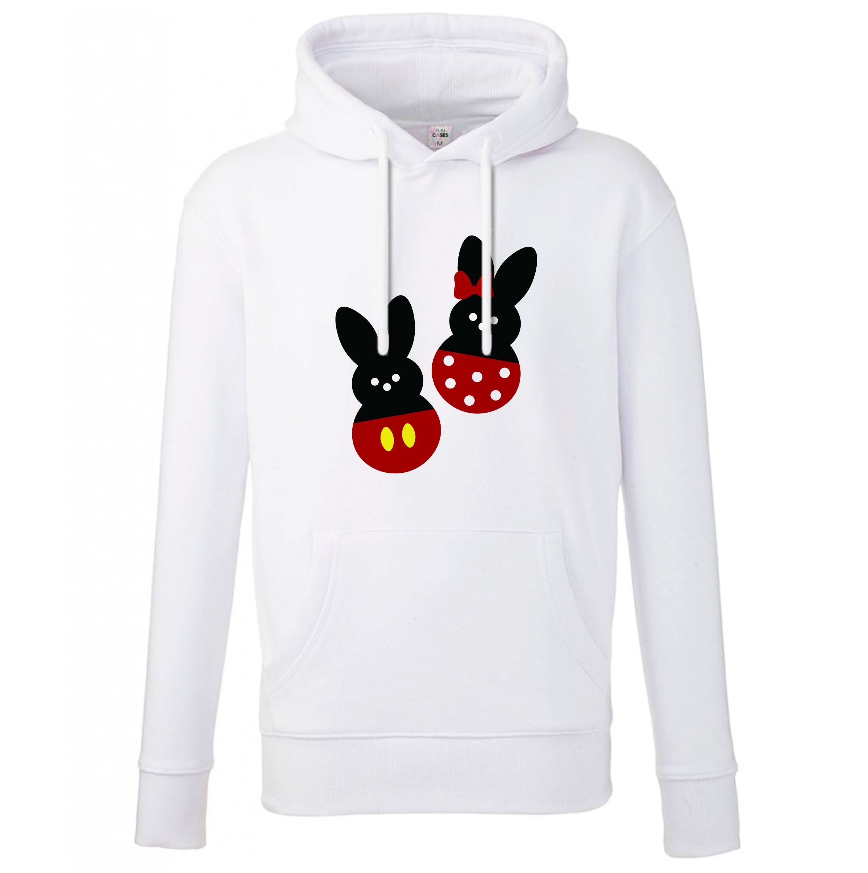 Mouse Peeps Pattern Hoodie