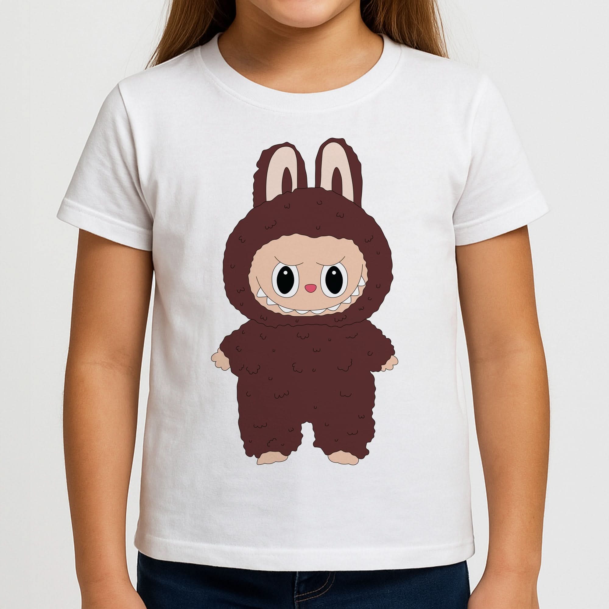 Cute Brown Monster Girls T-Shirt