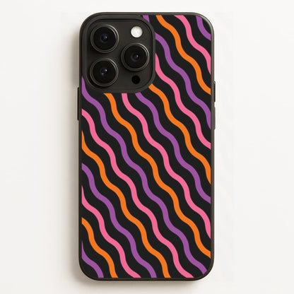 Wavy Abstract Halloween Pattern iPhone 12 Pro Max Case