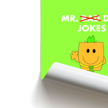 Mr Dad Jokes - Personalised Father's Day Poster