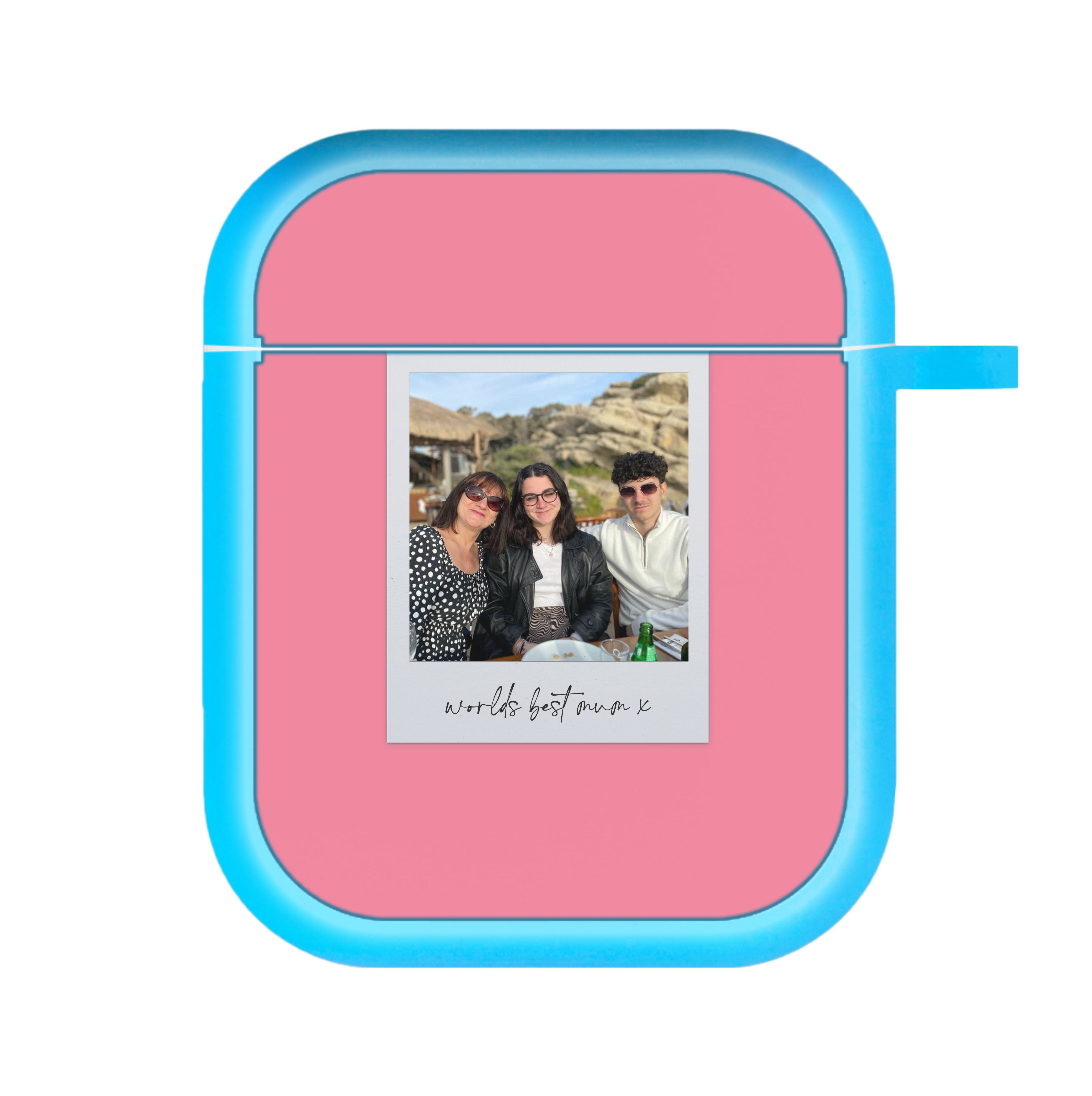 Worlds Best Mum Polaroid - Personalised Mother's Day AirPods Case