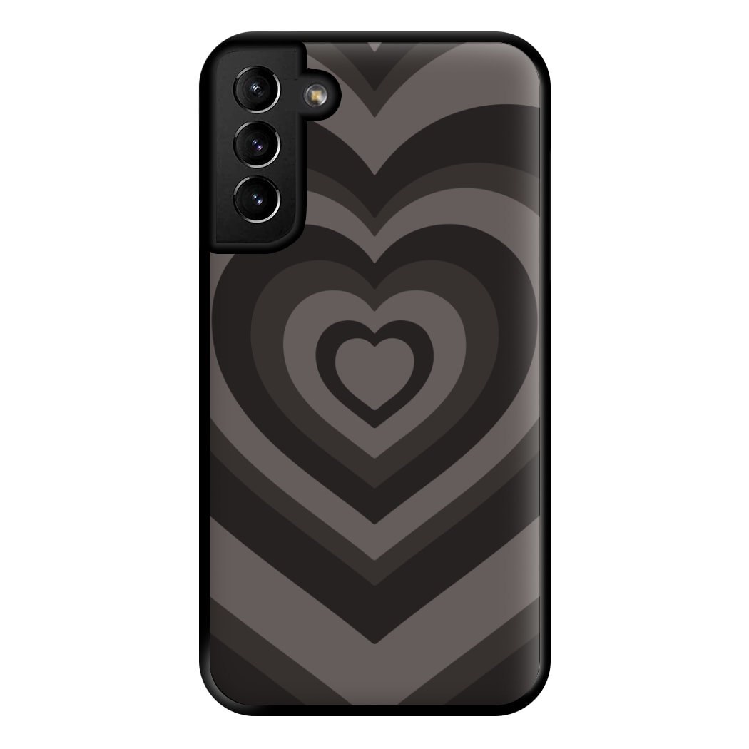 Abstract Black Heart Galaxy S21 Plus Case