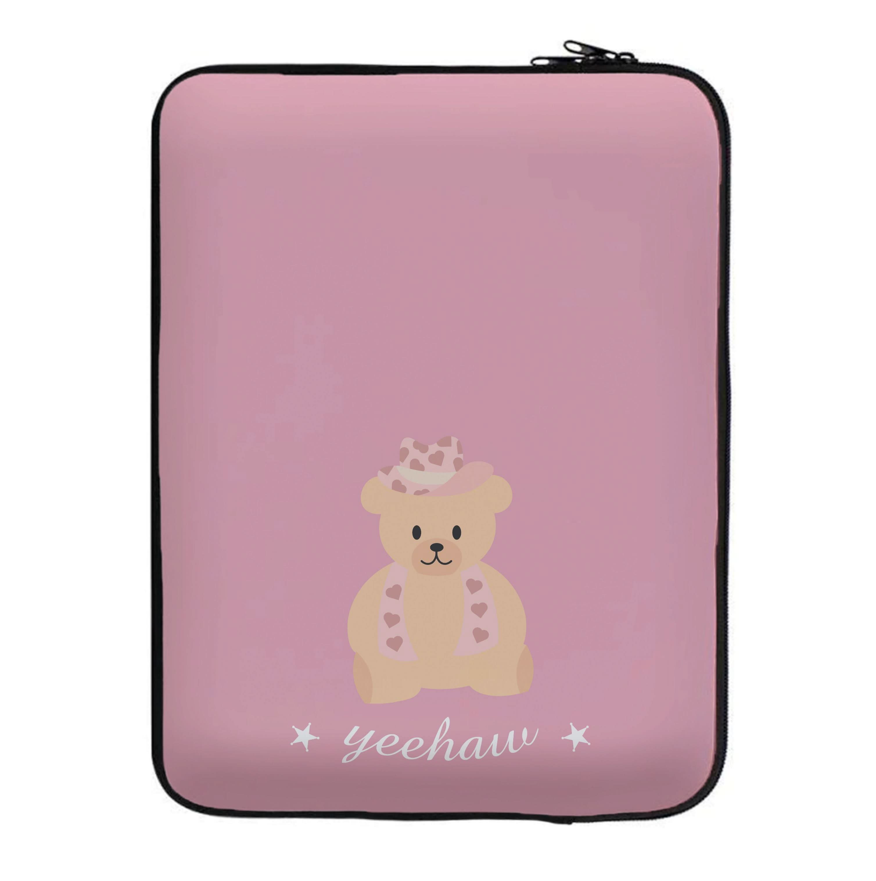 Yeehaw Teddy Bear Laptop Sleeve