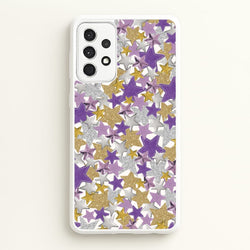 Mauve Stars Collage  Galaxy A52 / A52s Case
