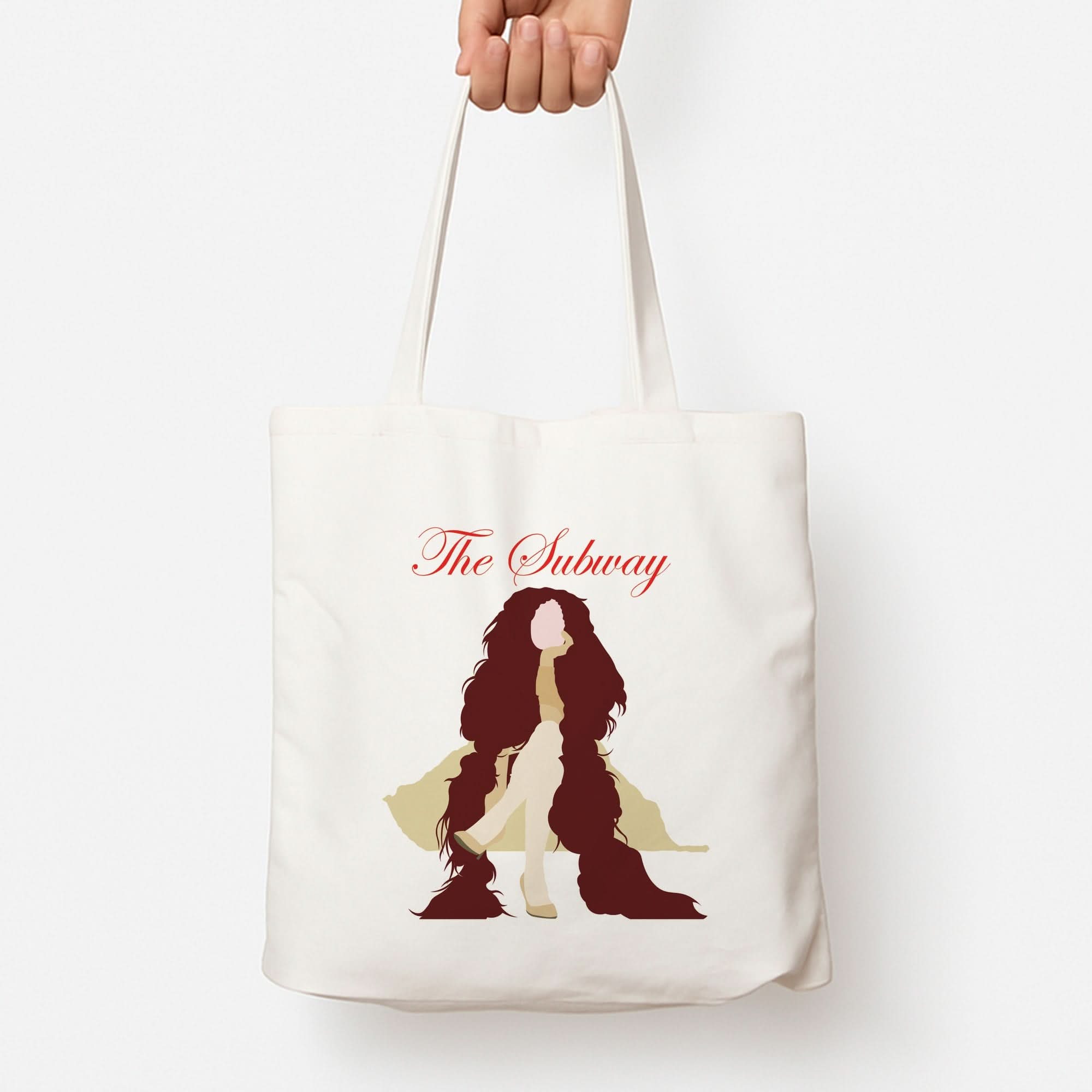 Subway Orange Tote Bag