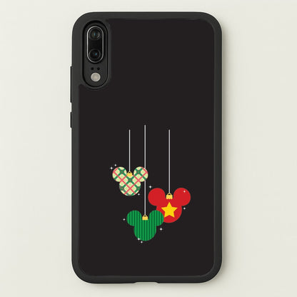 Cartoon Mouse Hanging Baubles Huawei P20 Case