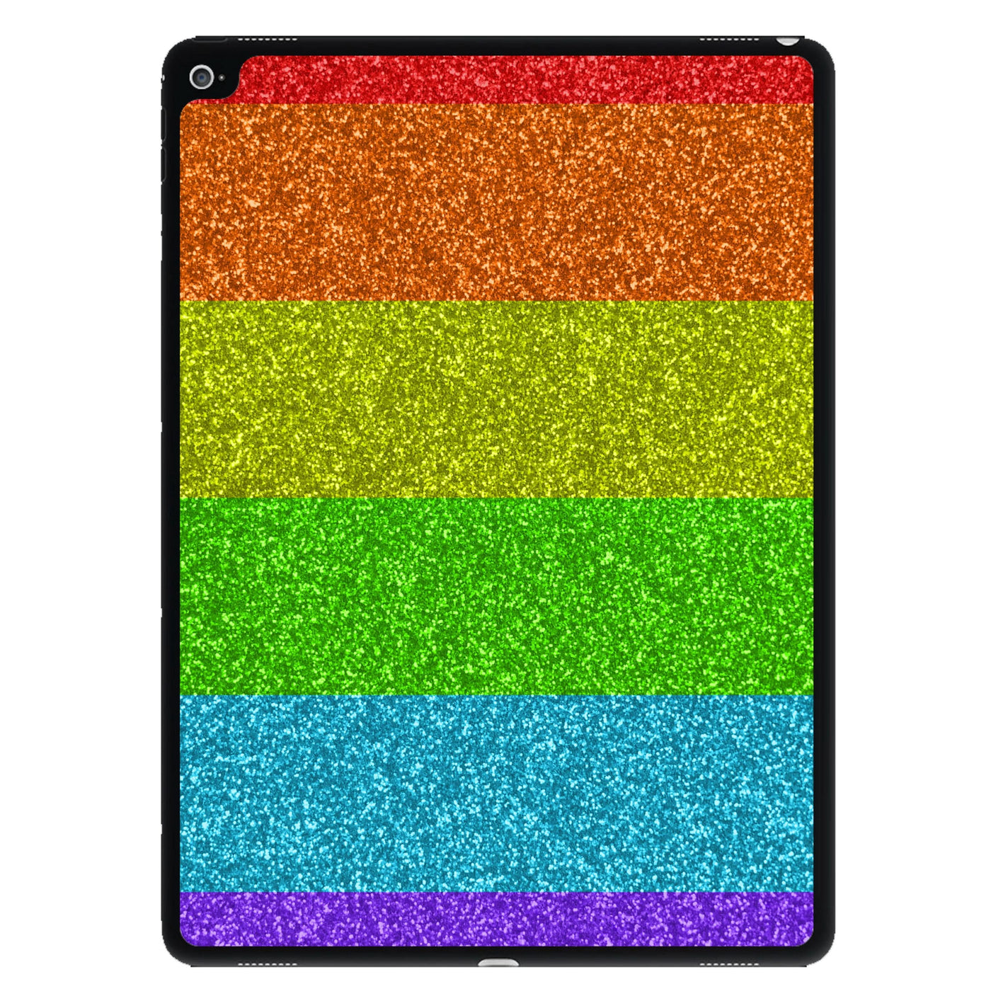 Rainbow Glitter iPad Case