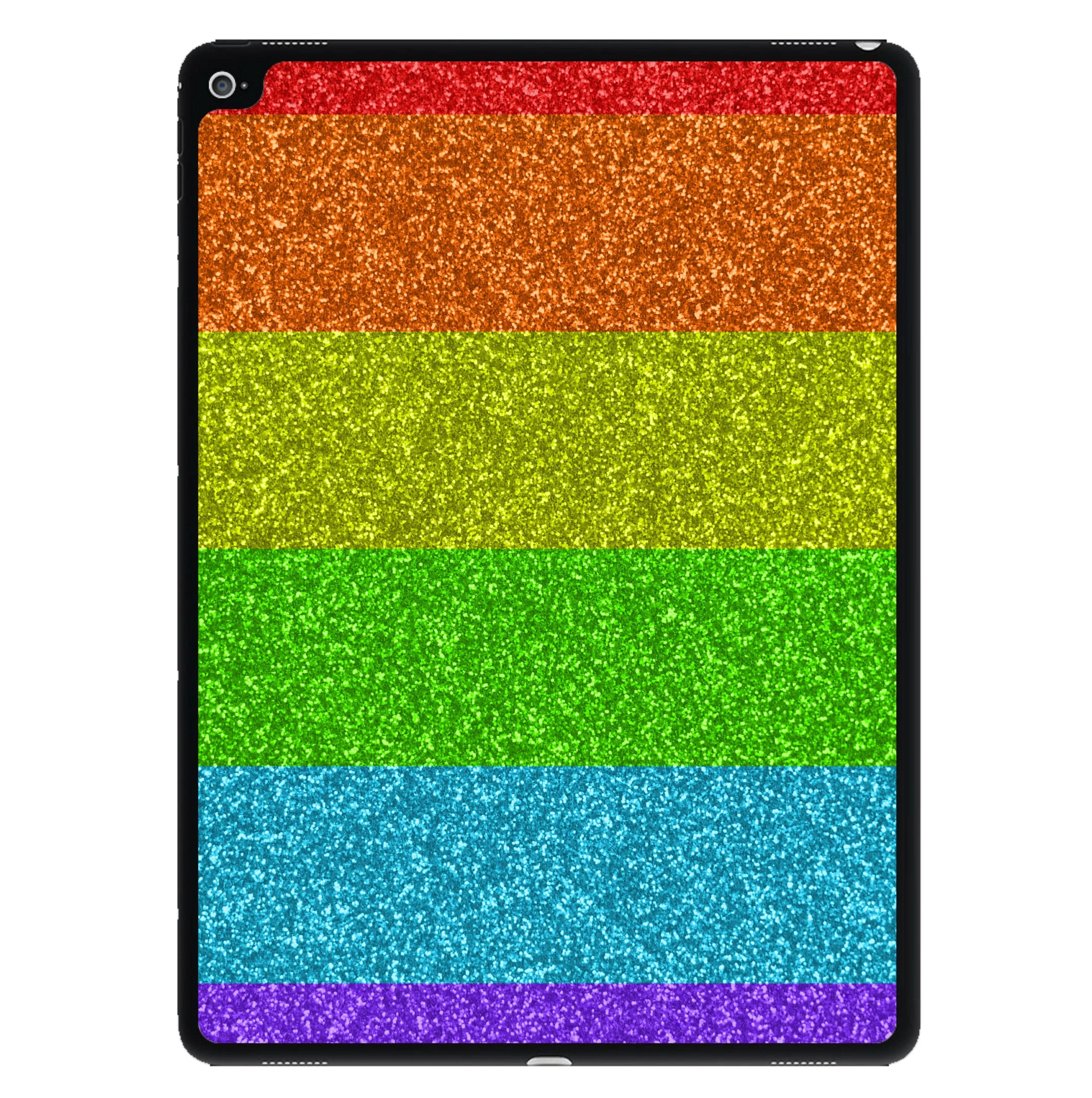 Rainbow Glitter iPad Case