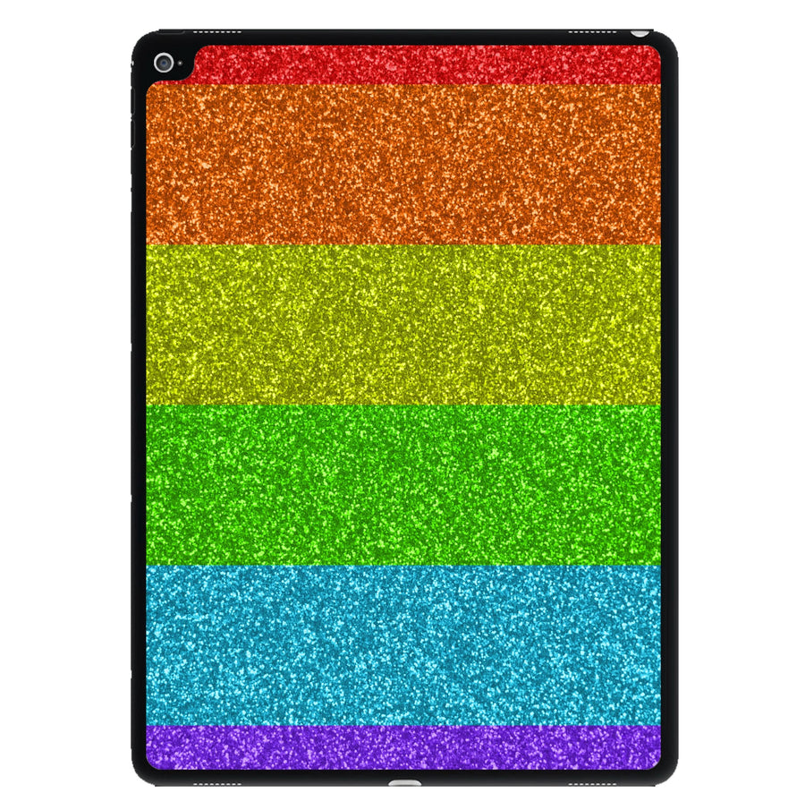 Rainbow Glitter iPad Case