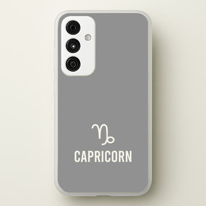 Capricorn Pastel Zodiac Galaxy A55 Case