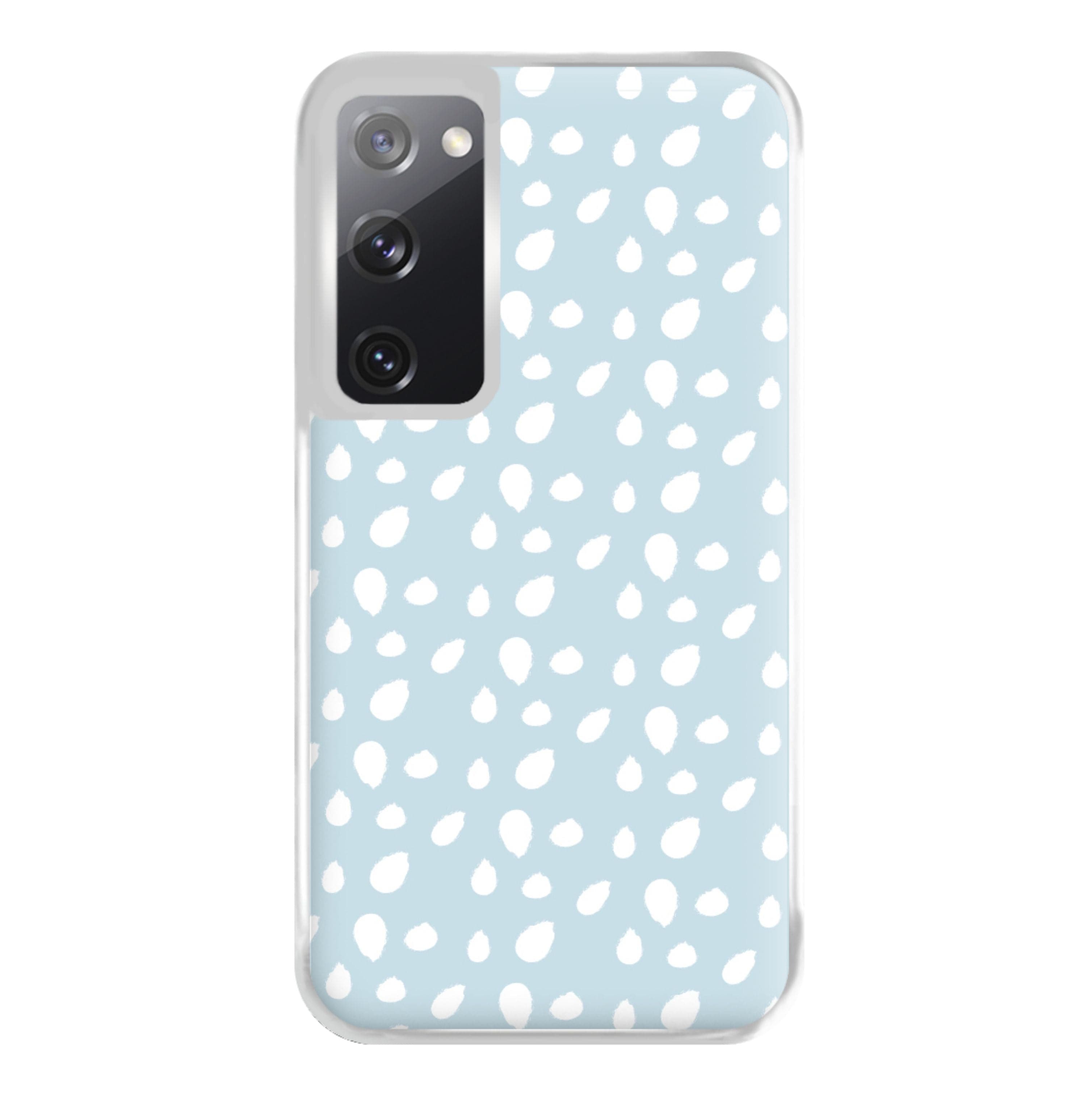 Pastel Blue Dots Phone Case