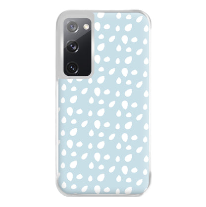 Pastel Blue Dots Phone Case