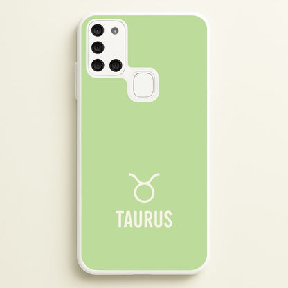 Taurus Pastel Zodiac Galaxy A21s Case