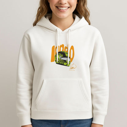Abstract Lando Womans Hooded Sweatshirt
