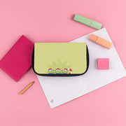 Cute Green Aliens Candycane Pencil Case 3