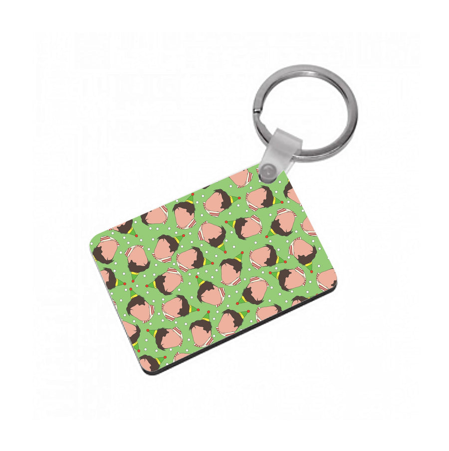 Come Dine Pattern Keyring