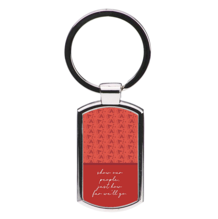 Show Our People Luxury Keyring