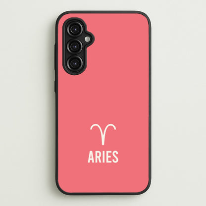 Aries Pastel Zodiac Galaxy A14 Case