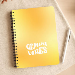 Gemini Vibes Gradient Zodiac Notepad