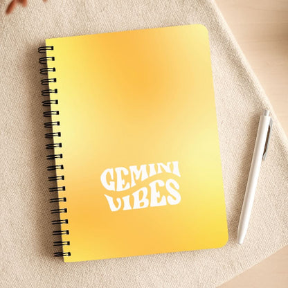 Gemini Vibes Gradient Zodiac Notepad