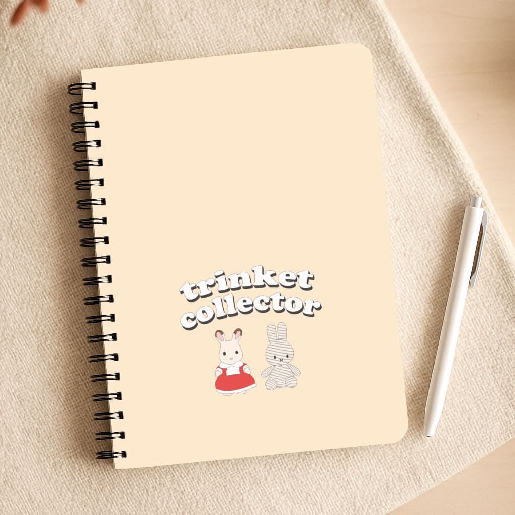 Trinket Collector Biege Notepad