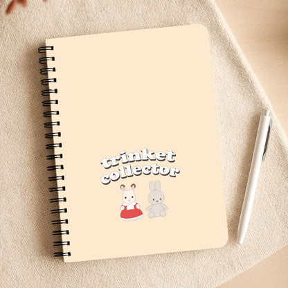 Trinket Collector Biege Notepad