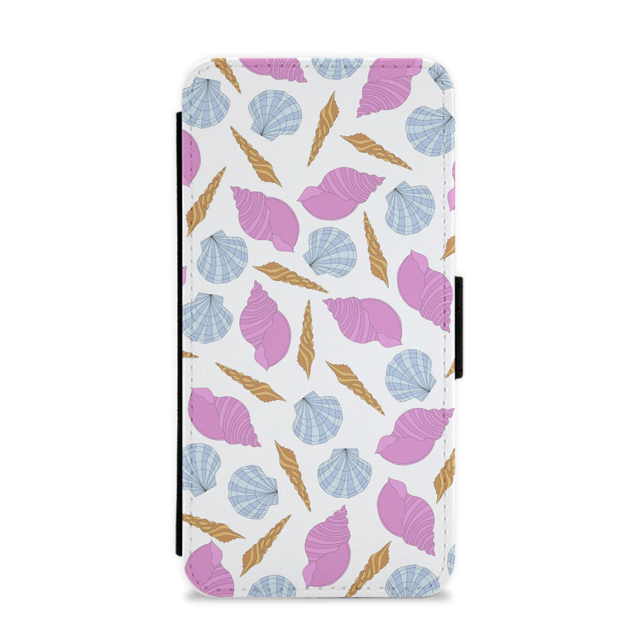 Seashells Pattern 10 Flip / Wallet Phone Case