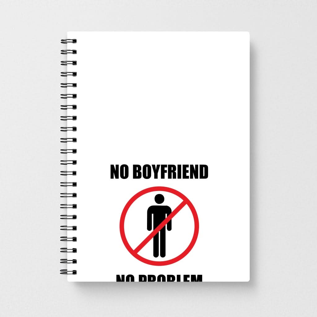 No Boyfriend No Problem Notebook