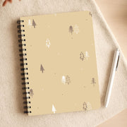 Minimal Christmas Trees Pattern Notebook 3