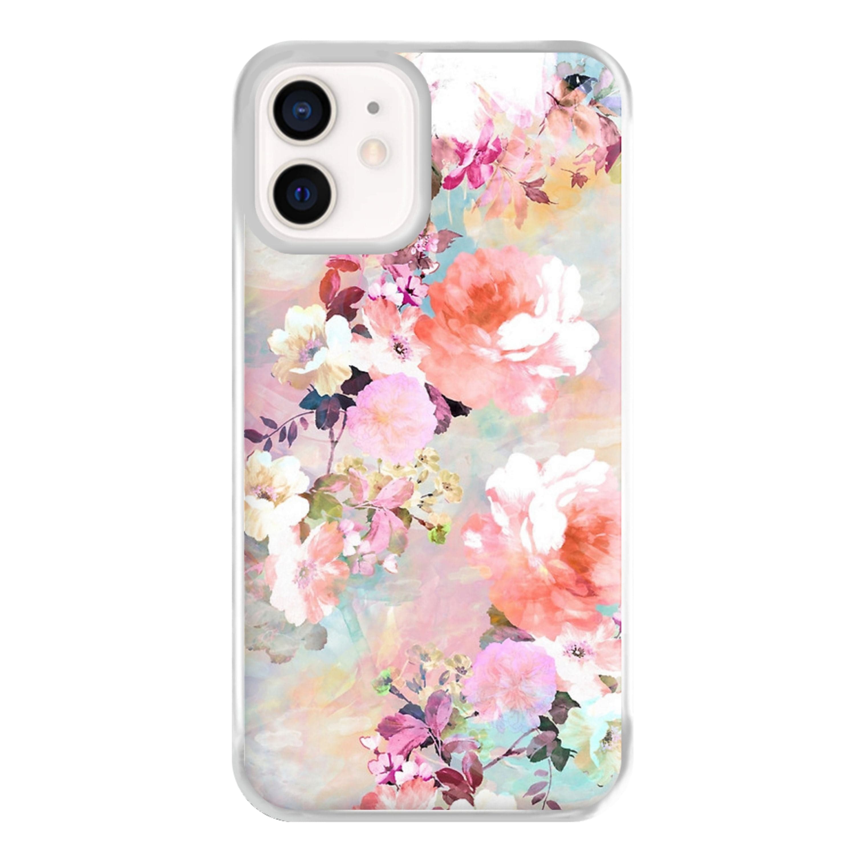 Pastel Pink Floral Pattern Phone Case