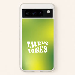 Taurus Vibes Gradient Zodiac Google Pixel 8 Pro Case