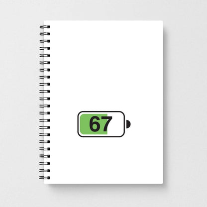 6 7 Battery Notebook