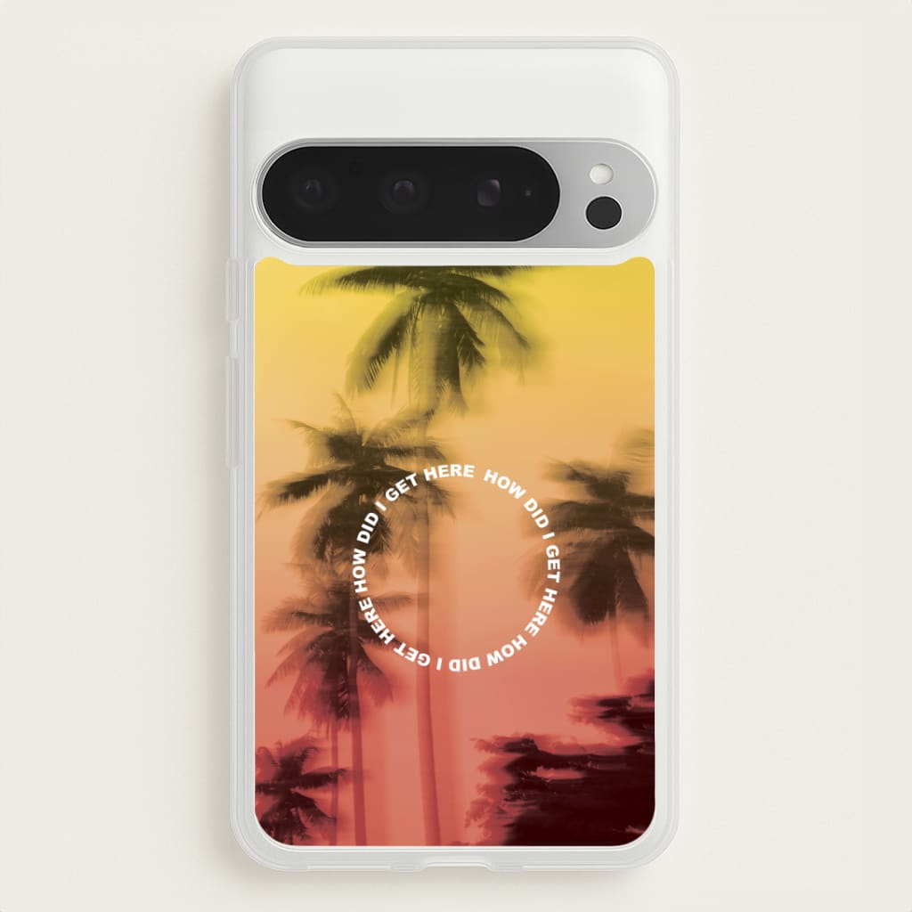 Palm Trees Circle Google Pixel 9 Pro XL Case