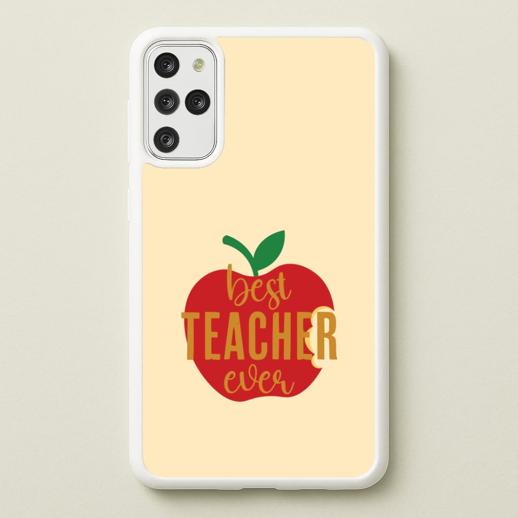 Apple Best Teacher Ever Galaxy S20 Plus Case