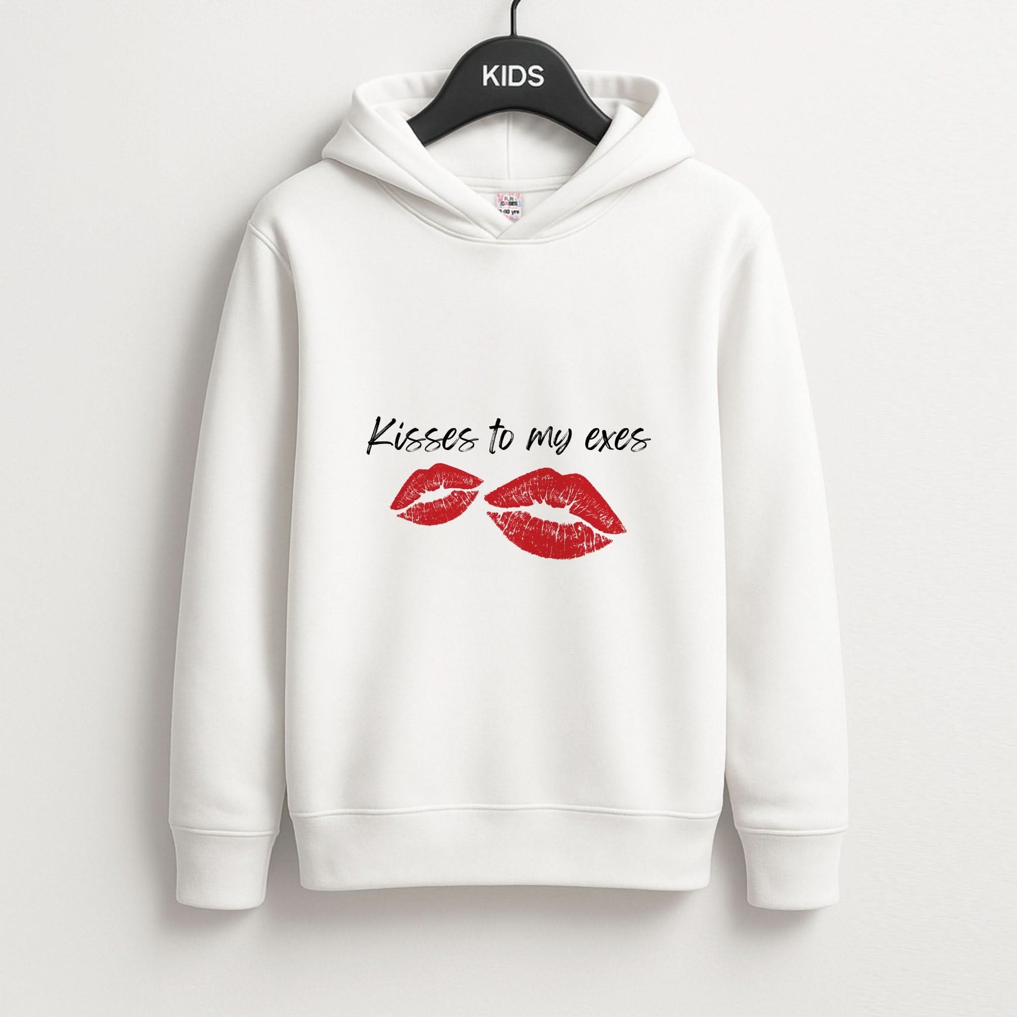 Kisses To My Exes Kids Hoodie