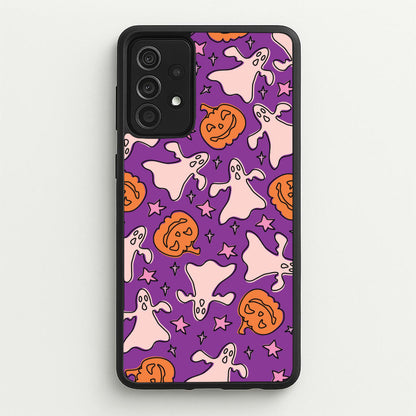 Abstract Halloween Pattern Galaxy A52 / A52s Case