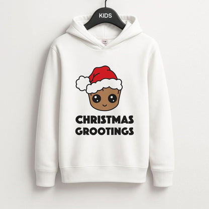 Christmas Grootings  Kids Hoodie