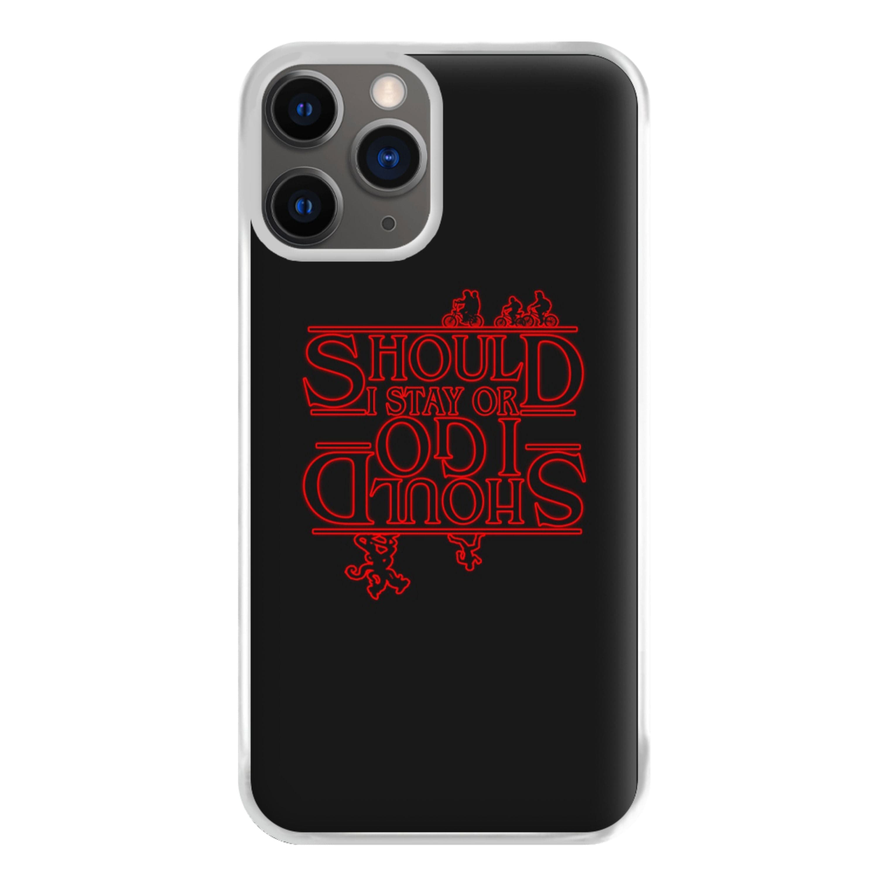 Should I Stay Or Should I Go Upside Down Phone Case