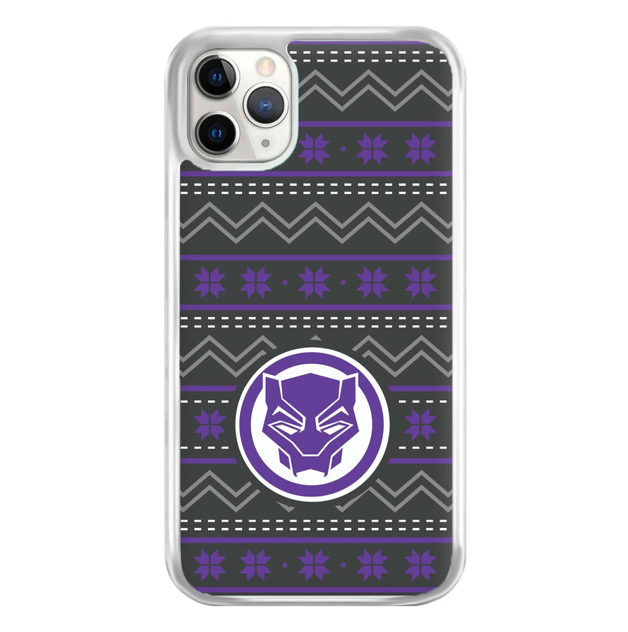 Panther Christmas Pattern Phone Case