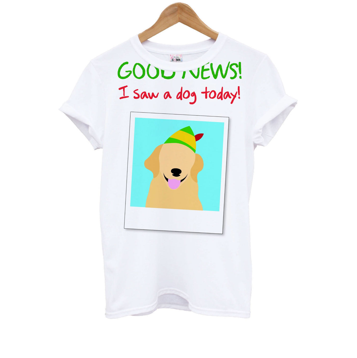 Good News I Saw A Dog Today Kids T-Shirt