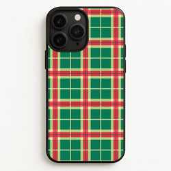 Red And Green Tartan II Christmas Pattern iPhone 11 Pro Max Case