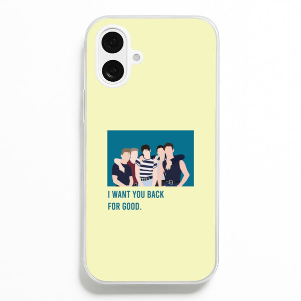 I Want You Back iPhone 16 Plus Case