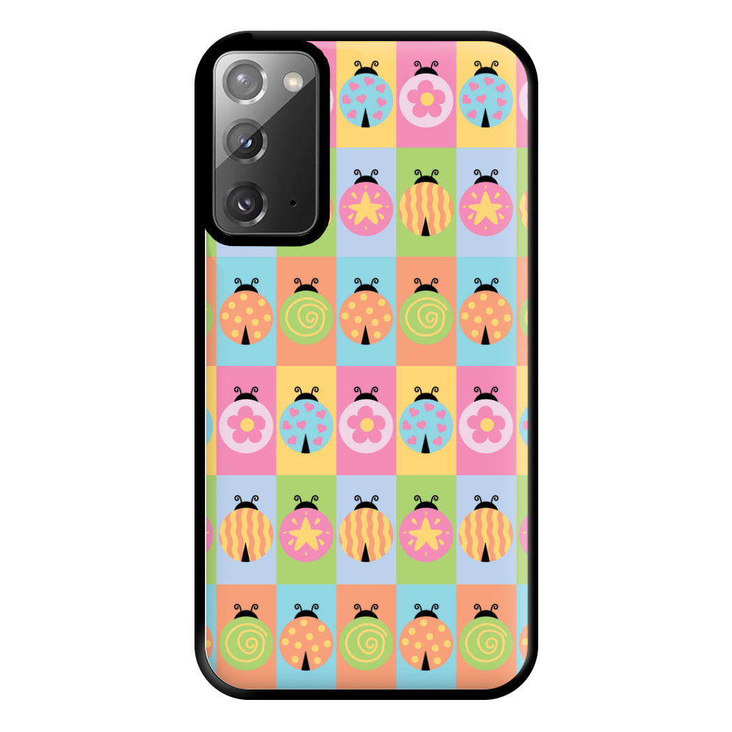 Cartoon Ladybugs Colourful Pattern Galaxy Note 20 Ultra Case
