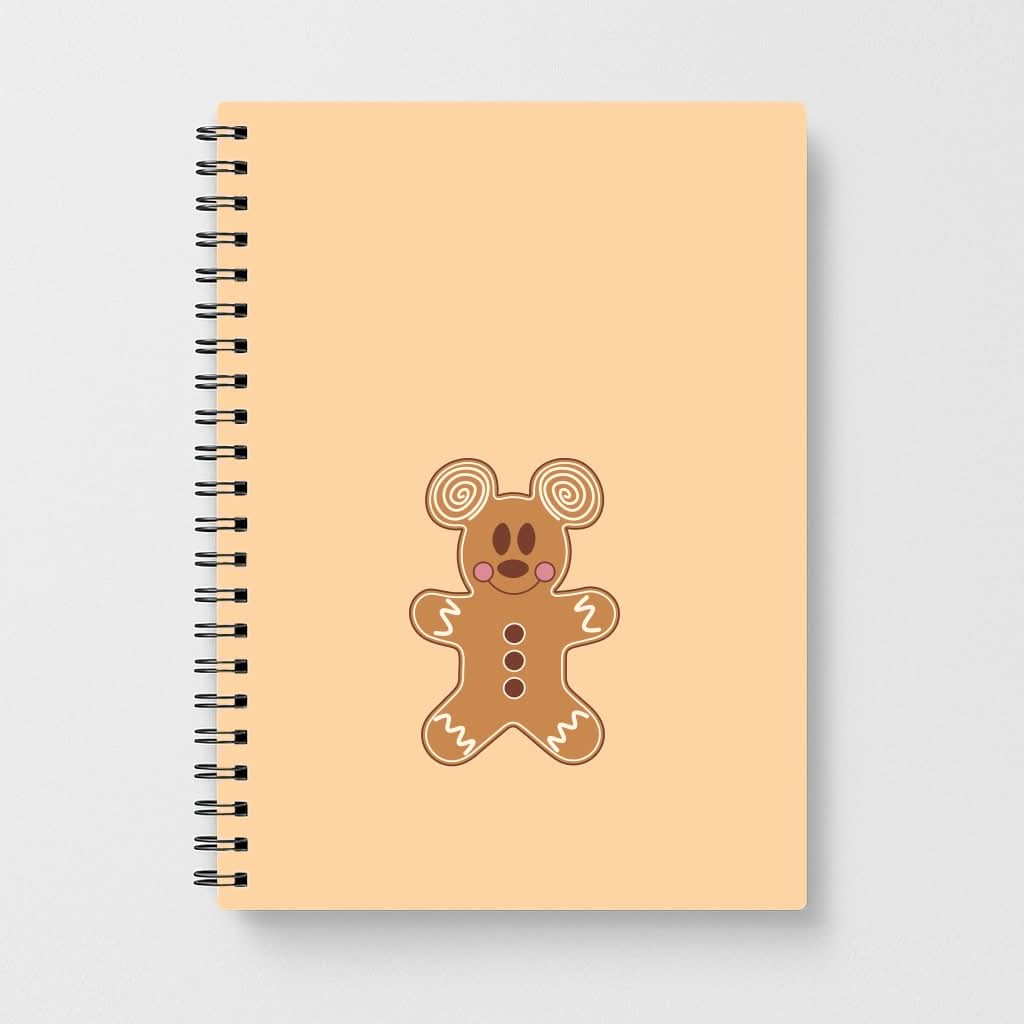 Cartoon Mouse Gingerbread Notebook